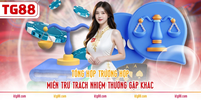 Tổng hợp trường hợp miễn trừ trách nhiệm thường gặp khác